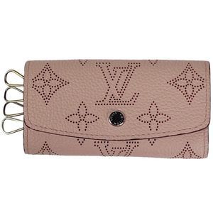 Louis Vuitton Key Holder Case Monogram Mahina Magnolia